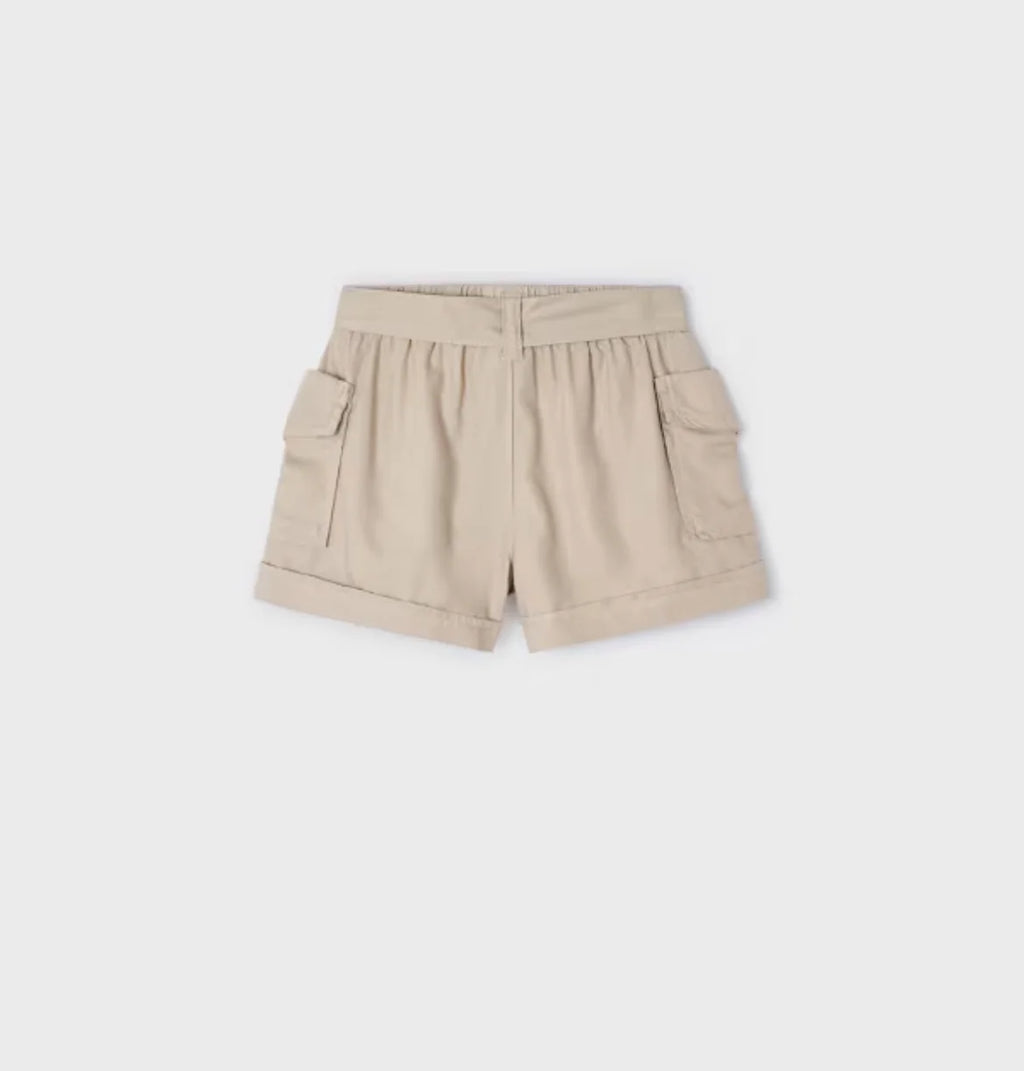 Girls Beige Shorts