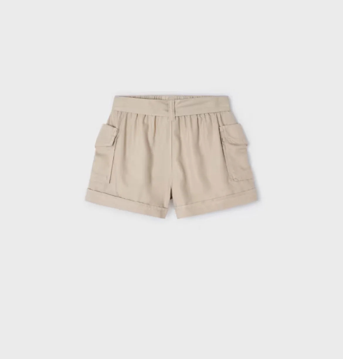 Girls Beige Shorts