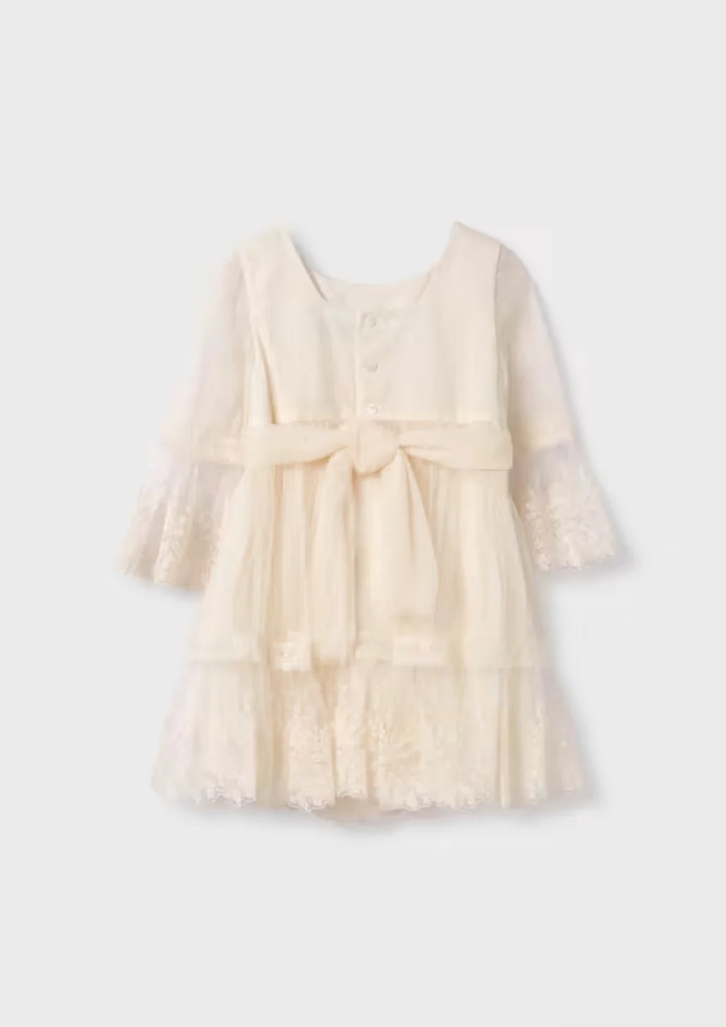 Girl’s  Embroidered Tulle Dress