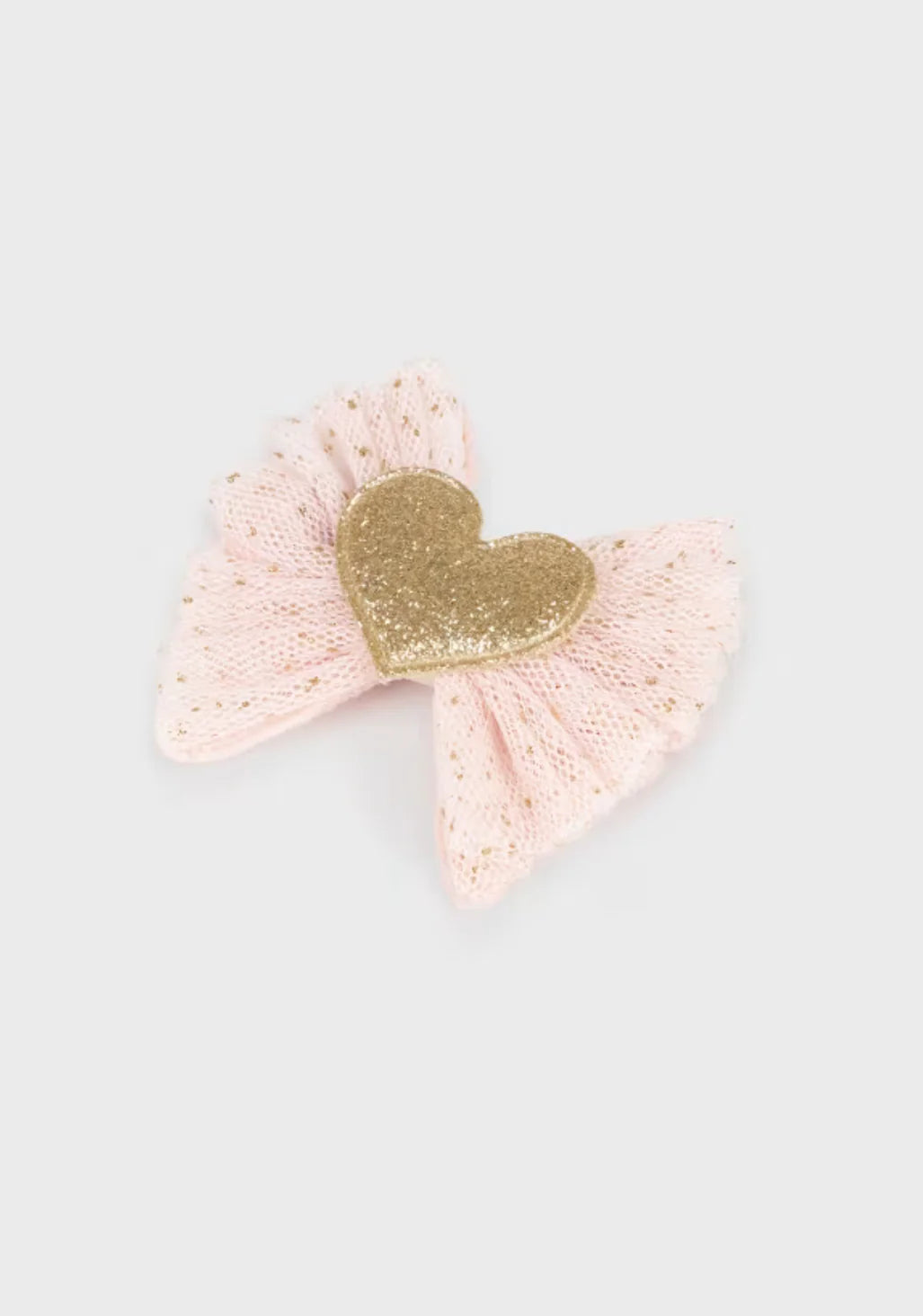 Pink Tulle Bow Hairclip