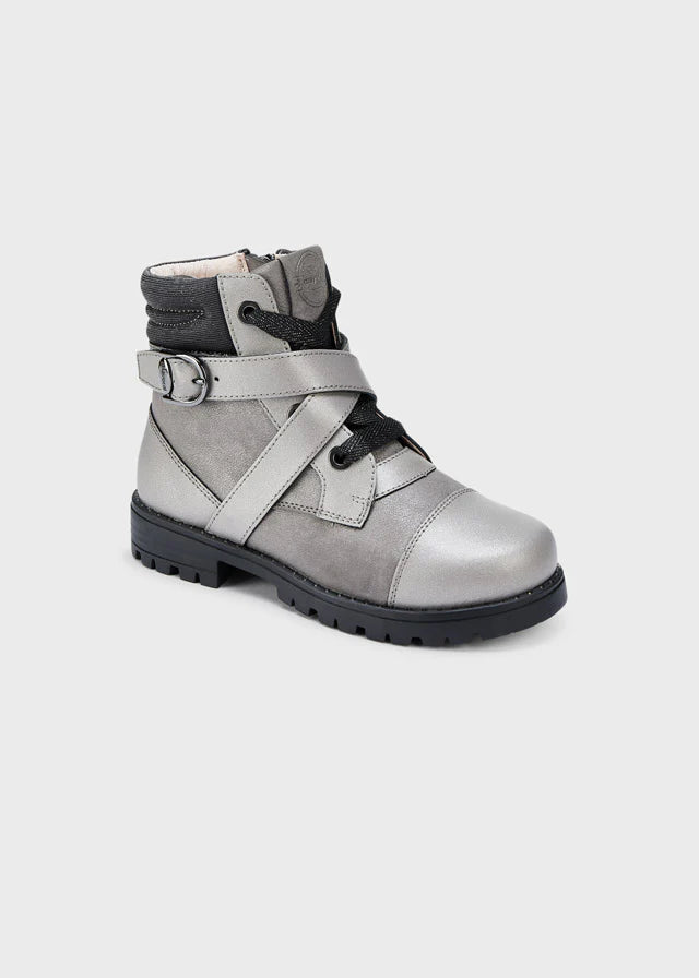 Girls Grey Boots