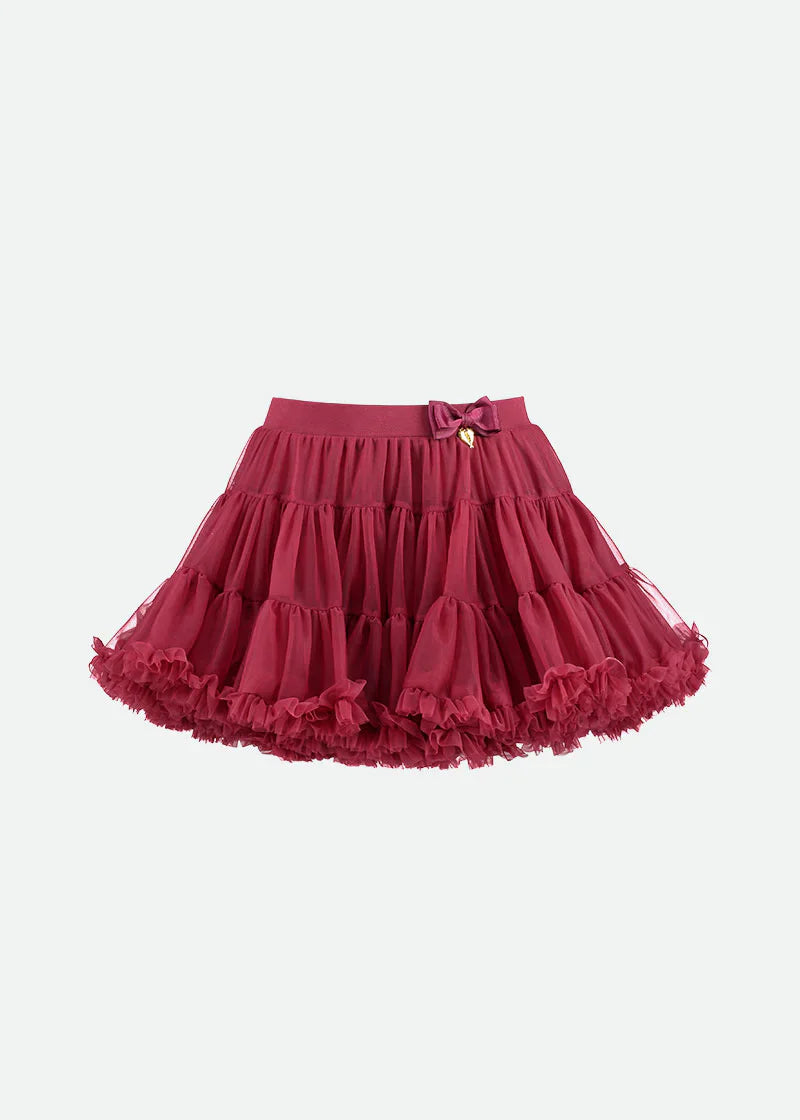 Girls Red Tutu Skirt