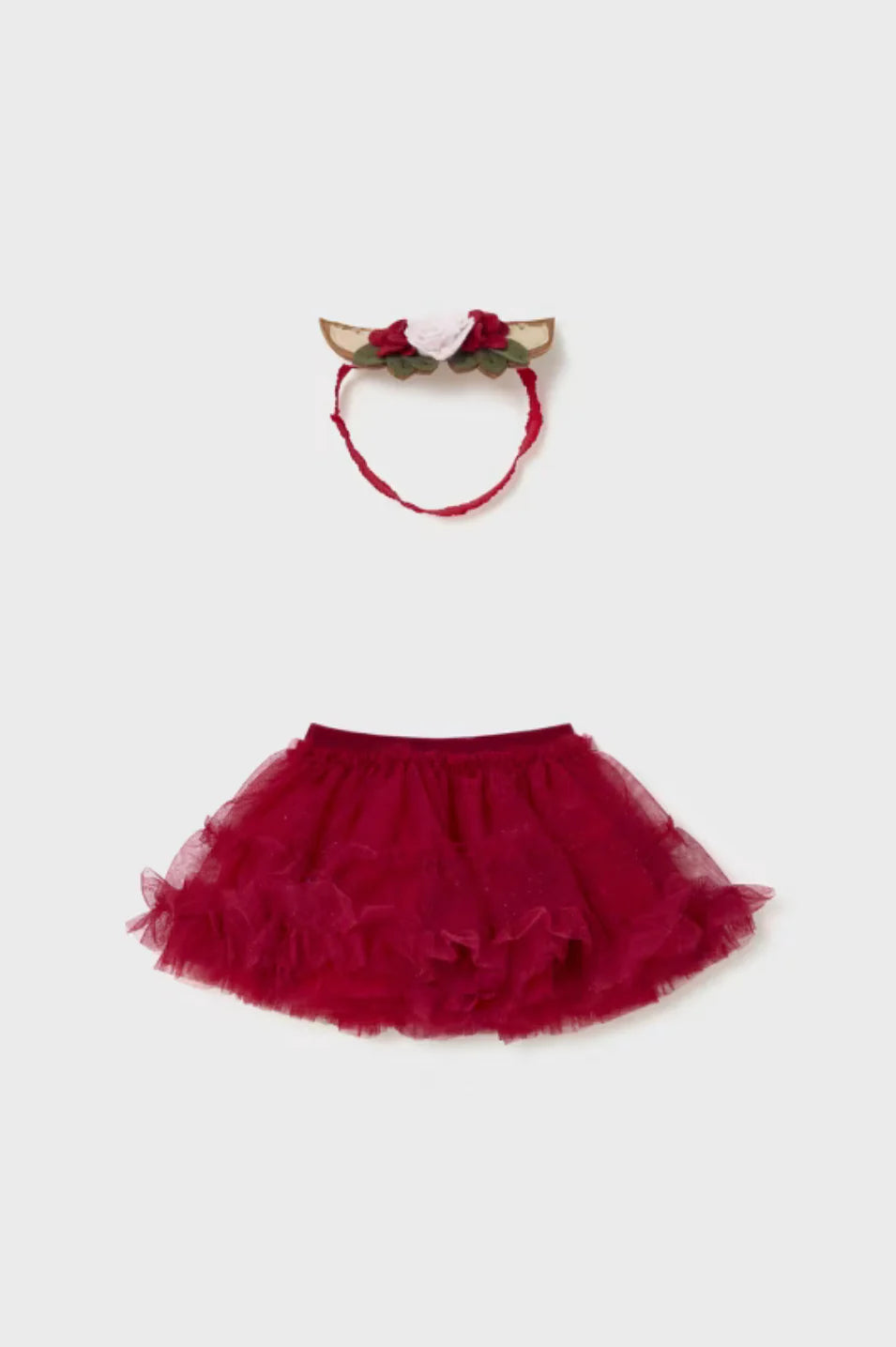 Baby Girls Red Tutu Set
