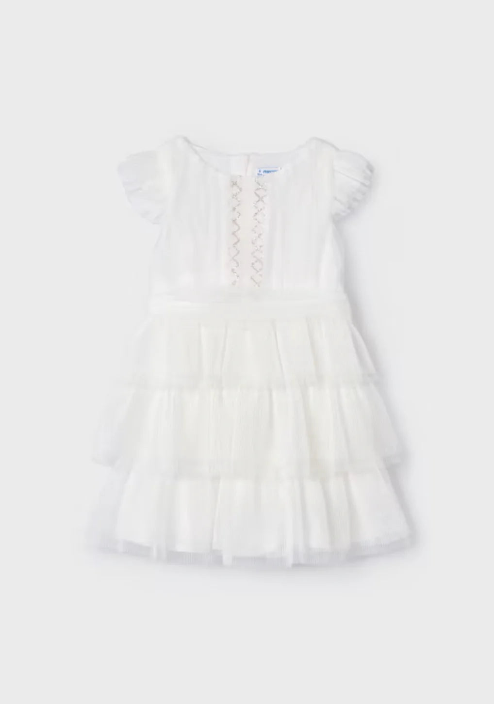 Girls Pleated Tulle Dress