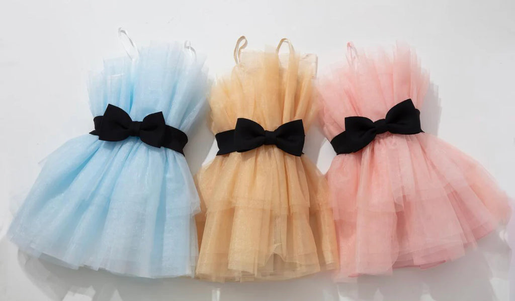 Gold Puffy Love Dress